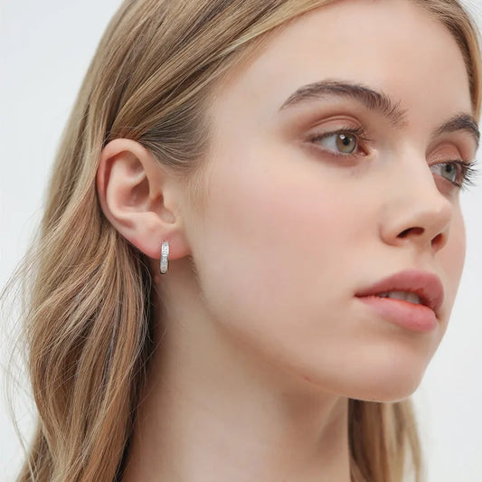 Classic 925 Silver Hoop Earrings – Lightweight & Safe for Sensitive Skin, Perfect for Daily Wear