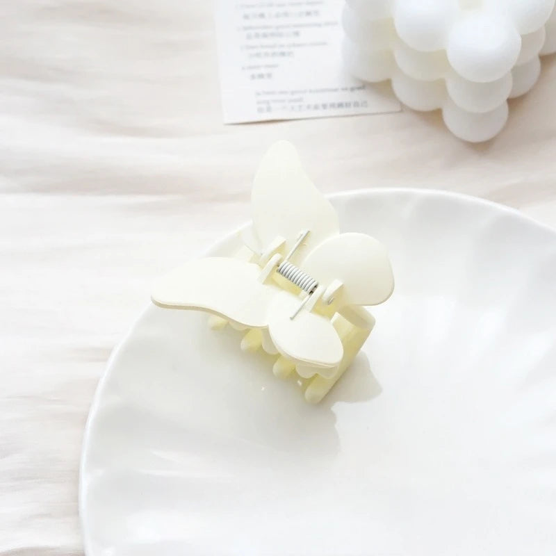Butterfly Matte Hair Claw – Soft Frosted Butterfly Clip for Women | Cute Hair Accessory
