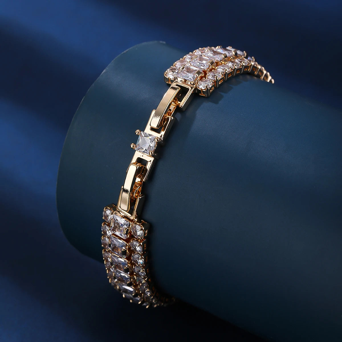 Luxury Double Row Zircon Bracelet – Sparkling Elegance for Every Occasion