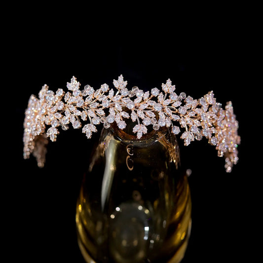 Luxury Crystal Bridal Crown – Elegant Wedding Tiara