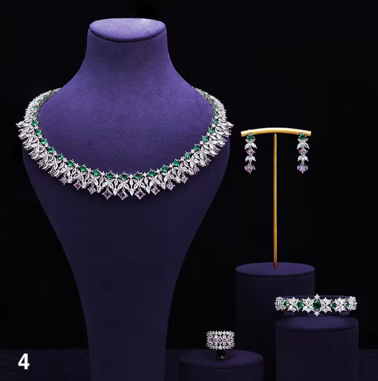 Luxury Statement Necklace – Elegant Crystal Jewelry for Women