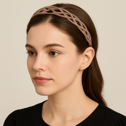 Interwoven Non-Slip Headband – Elegant Women’s Hair Accessory