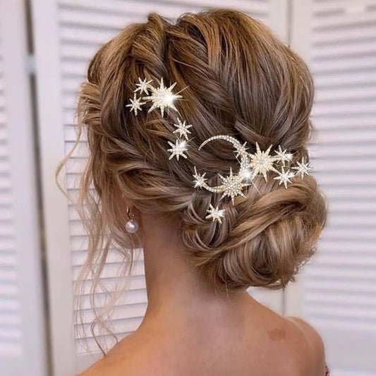 Premium Crystal Hairpins – Women’s Luxury Hair Accessory