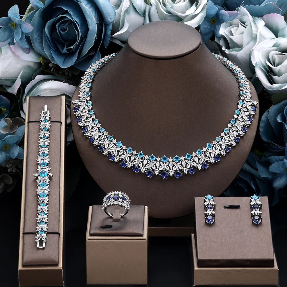 Luxury Statement Necklace – Elegant Crystal Jewelry for Women