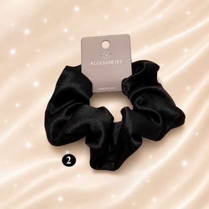 Luxury Satin Hair Scrunchie – Soft Elastic Hair Tie