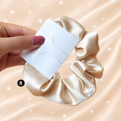 Luxury Satin Hair Scrunchie – Soft Elastic Hair Tie