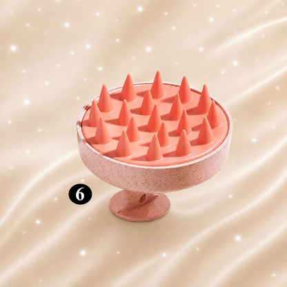 Silicone Scalp Massager & Shampoo Brush