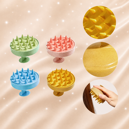 Silicone Scalp Massager & Shampoo Brush