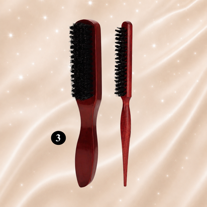Hair Styling Comb & Brush Set – Teasing, Edge & Parting Tools