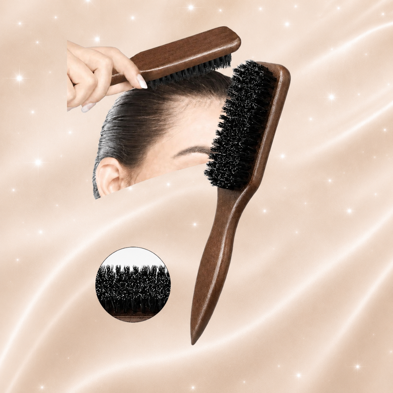 Hair Styling Comb & Brush Set – Teasing, Edge & Parting Tools