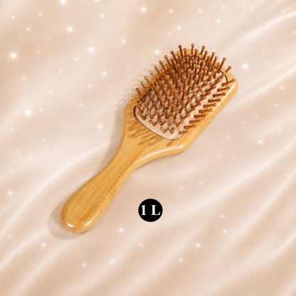 Bamboo Hair Brush – Anti-Static Scalp Massage & Detangling Brush
