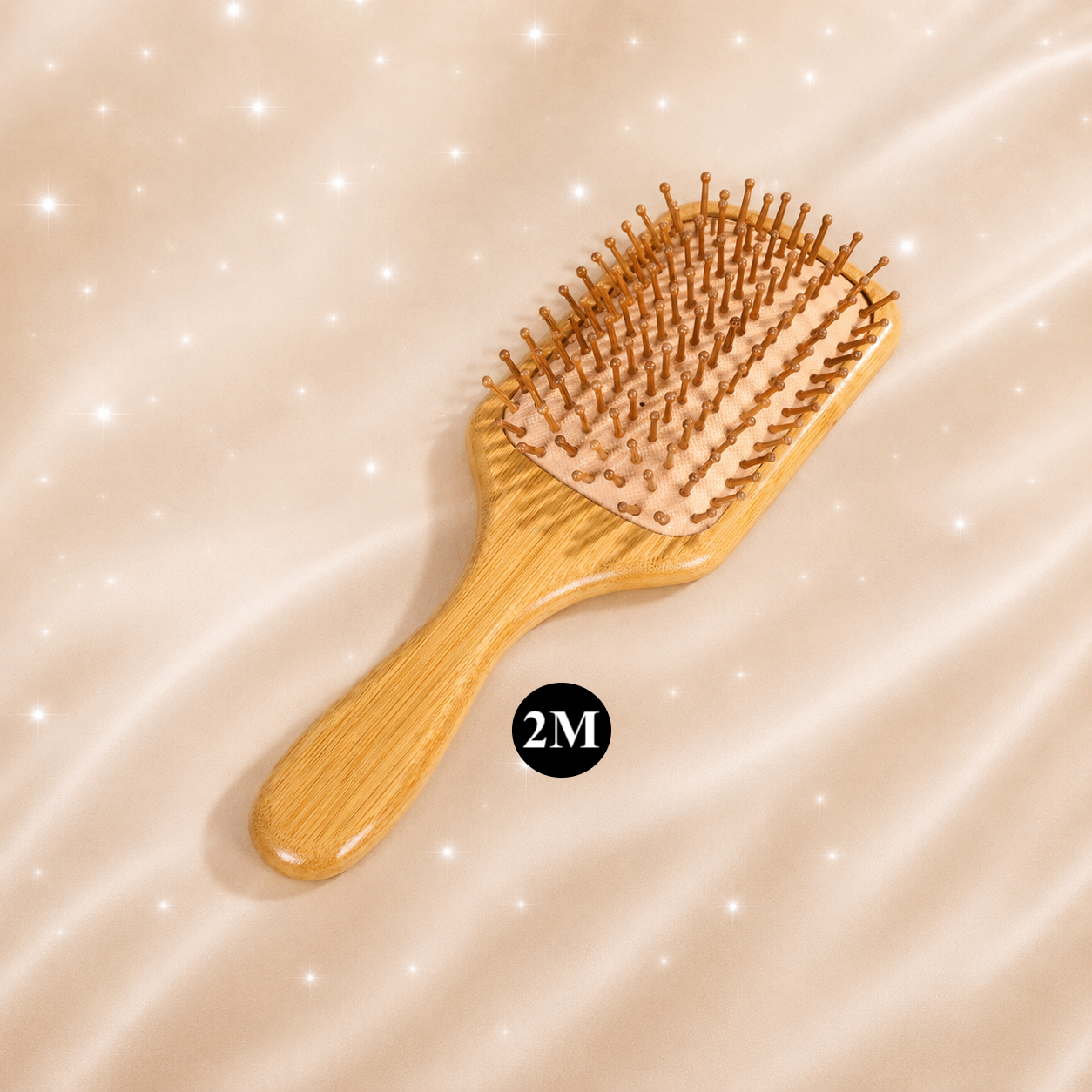 Bamboo Hair Brush – Anti-Static Scalp Massage & Detangling Brush