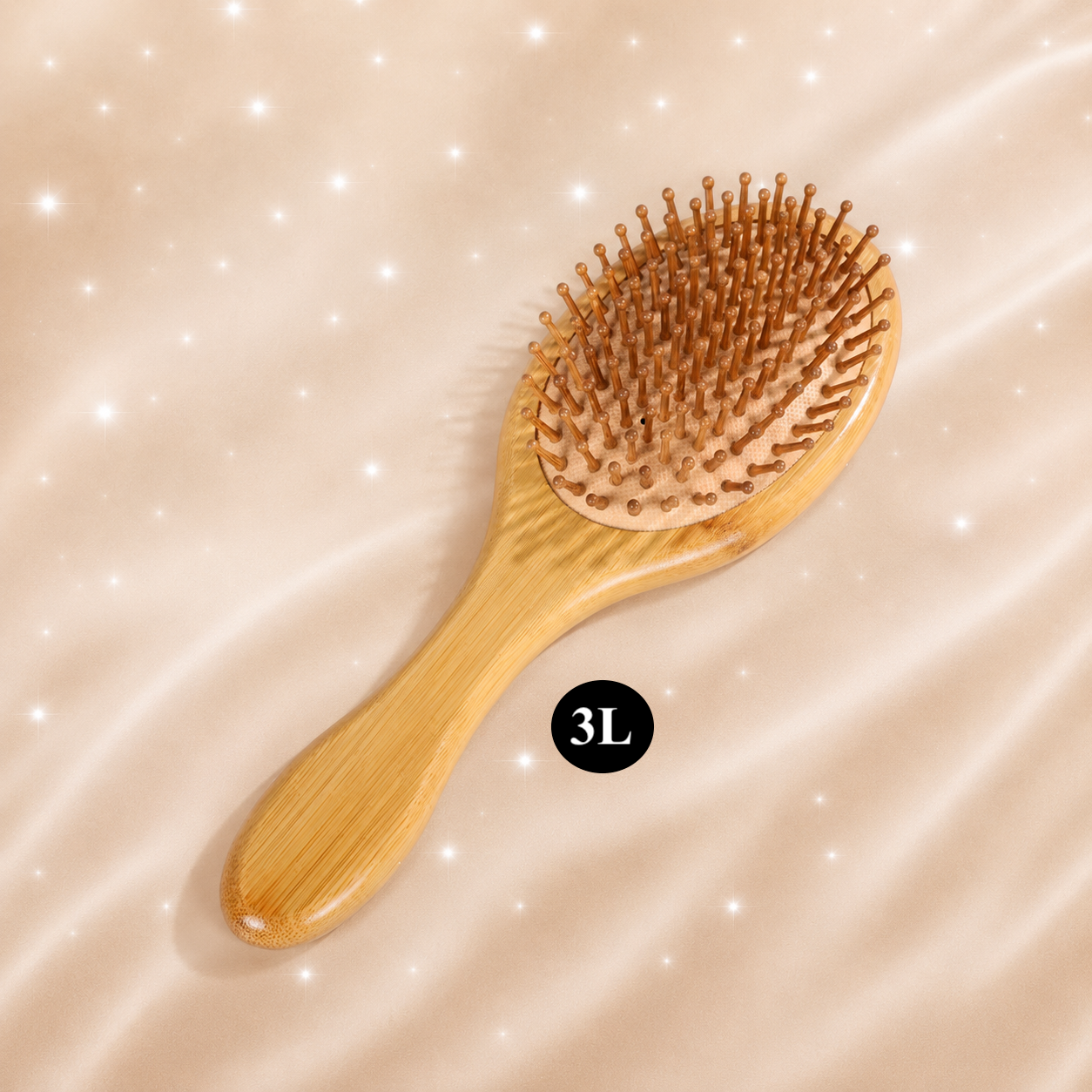 Bamboo Hair Brush – Anti-Static Scalp Massage & Detangling Brush
