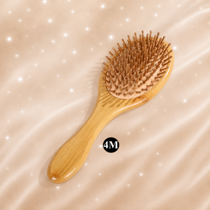 Bamboo Hair Brush – Anti-Static Scalp Massage & Detangling Brush
