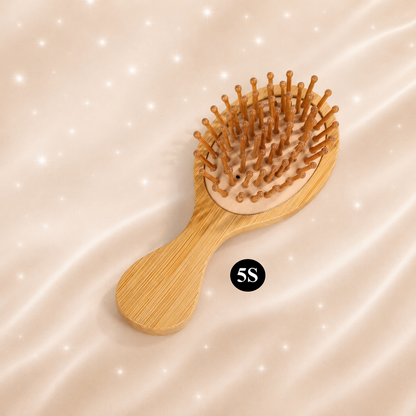 Bamboo Hair Brush – Anti-Static Scalp Massage & Detangling Brush