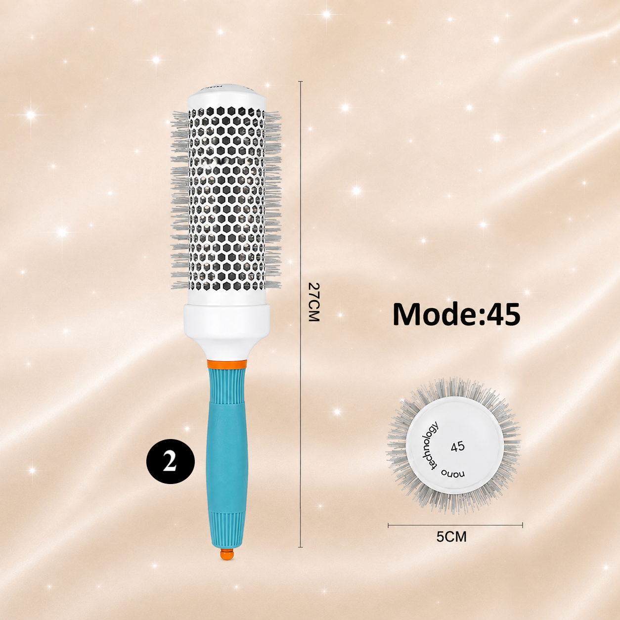 Round Blow Dry Hair Brush – Volumizing & Styling Brush