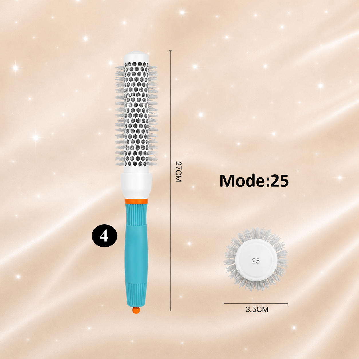 Round Blow Dry Hair Brush – Volumizing & Styling Brush