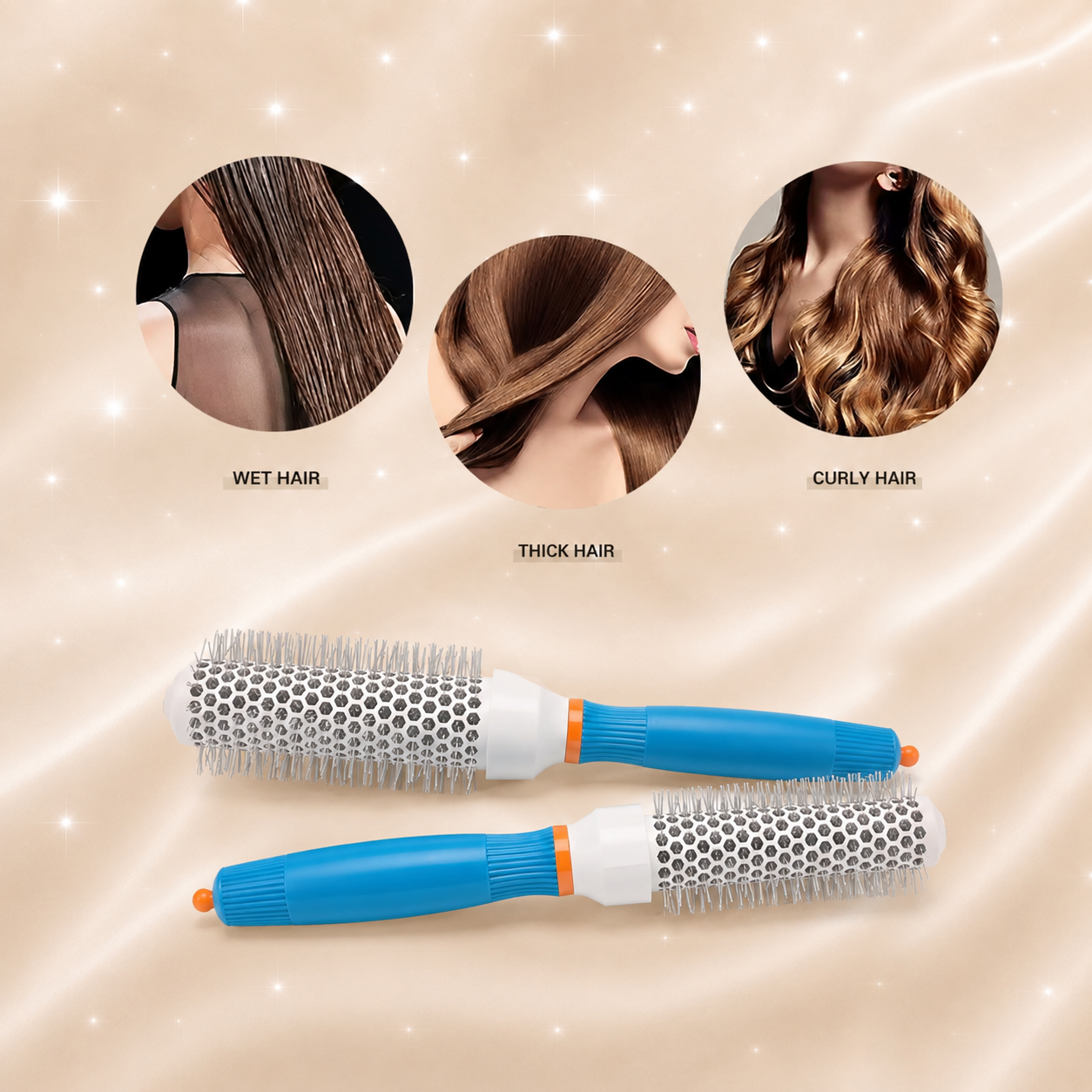 Round Blow Dry Hair Brush – Volumizing & Styling Brush