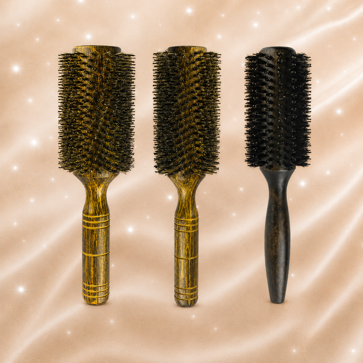 Boar Bristle Round Hair Brush – Volume & Blowout Styling