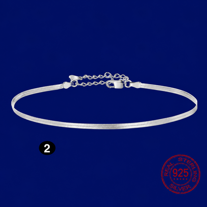 925 Sterling Silver Luxury Anklet