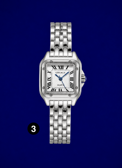 Luxury Women's Watch – Stainless Steel Quartz Dress Watch