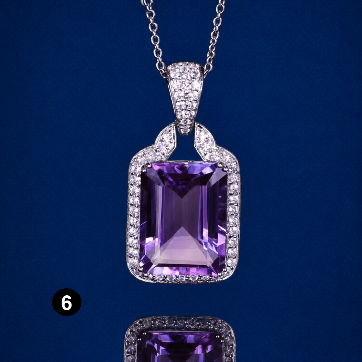 Elegant Cubic Zirconia Pendant Necklace - 925 sterling Silver Chain With Luxury Multi - Color Gemstones for Women