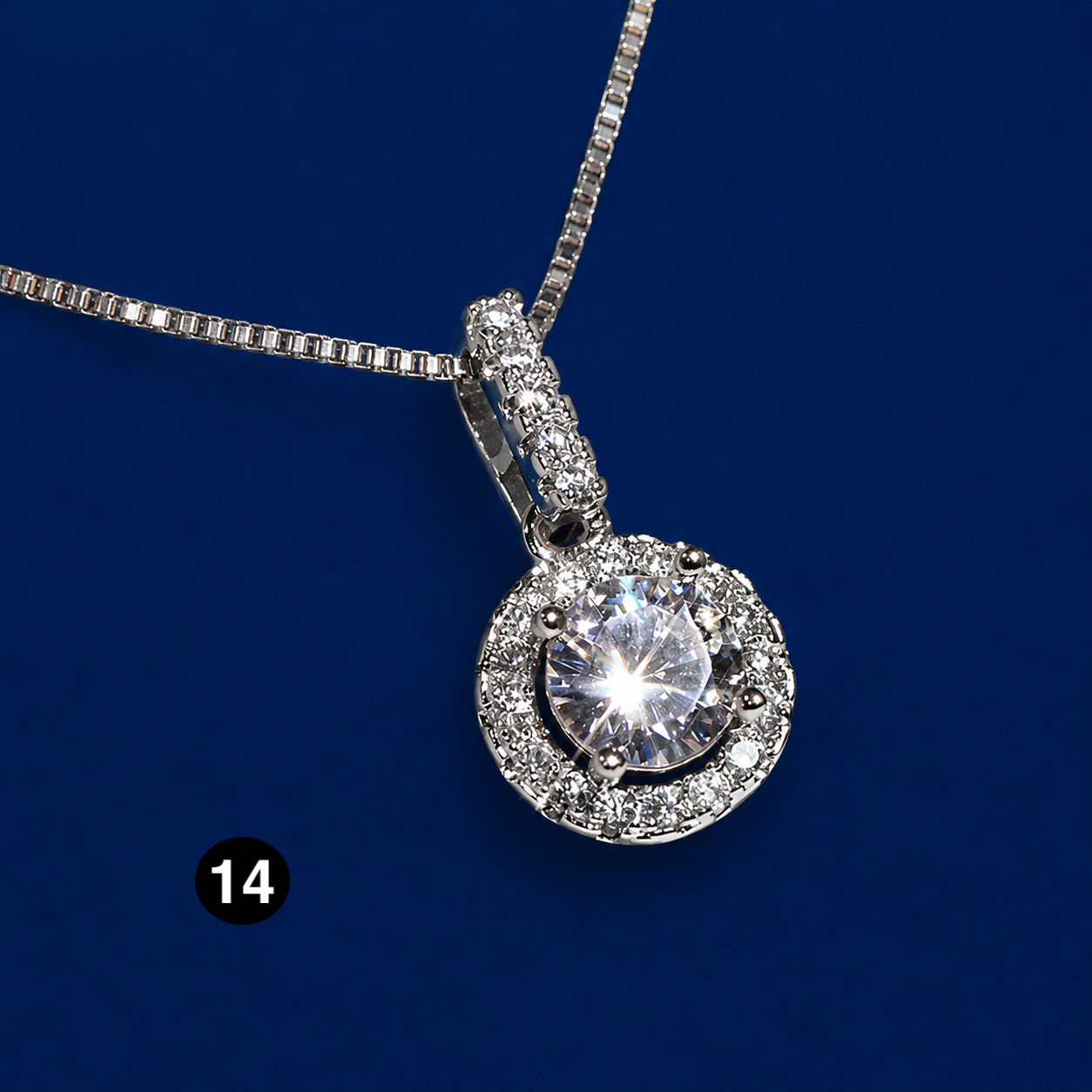 Elegant Cubic Zirconia Pendant Necklace - 925 sterling Silver Chain With Luxury Multi - Color Gemstones for Women