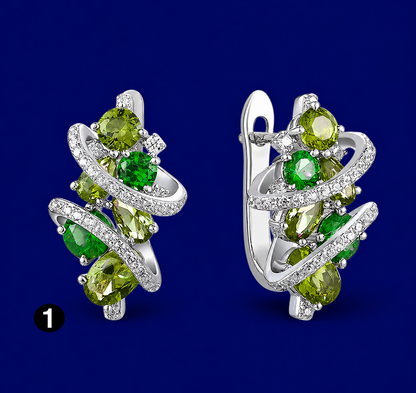 Luxury Crystal Zircon Earrings for Women