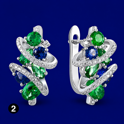 Luxury Crystal Zircon Earrings for Women