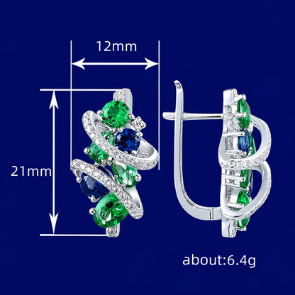 Luxury Crystal Zircon Earrings for Women