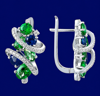 Luxury Crystal Zircon Earrings for Women