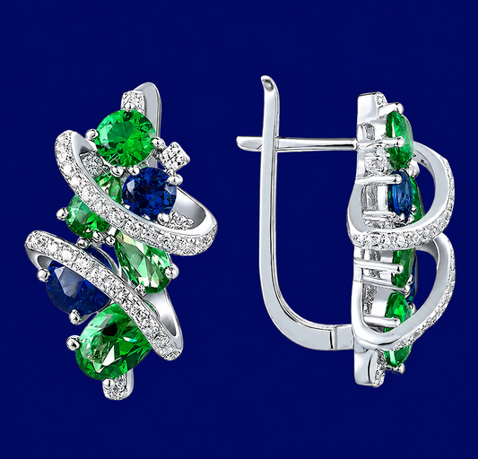 Luxury Crystal Zircon Earrings for Women