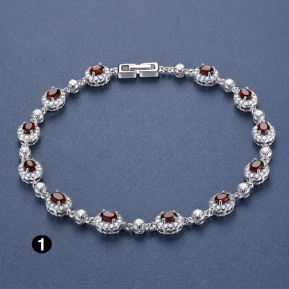 Luxury 2 Carat 925 Sterling Silver Bracelet – Timeless Fine Jewelry for Women