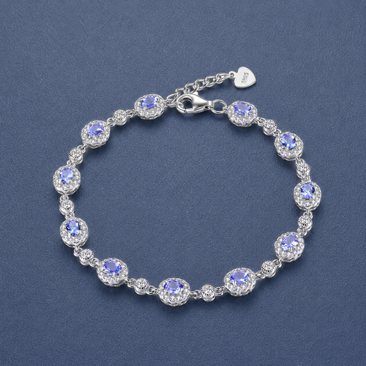 Luxury 2 Carat 925 Sterling Silver Bracelet – Timeless Fine Jewelry for Women