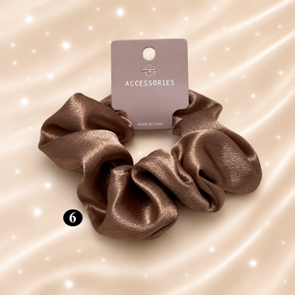 Luxury Satin Hair Scrunchie – Soft Elastic Hair Tie