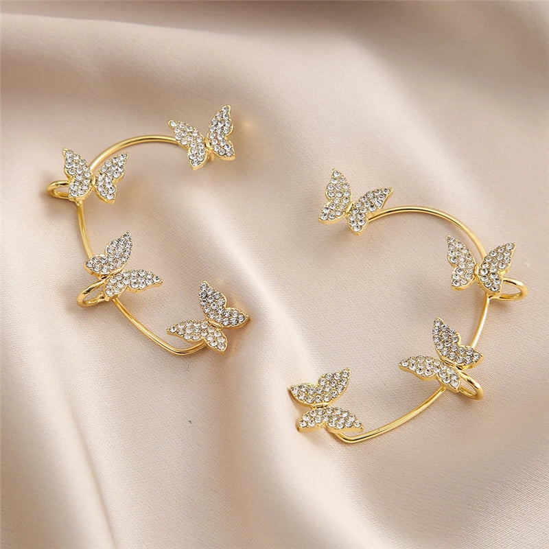 Luxury Crystal Ear Wrap Earrings