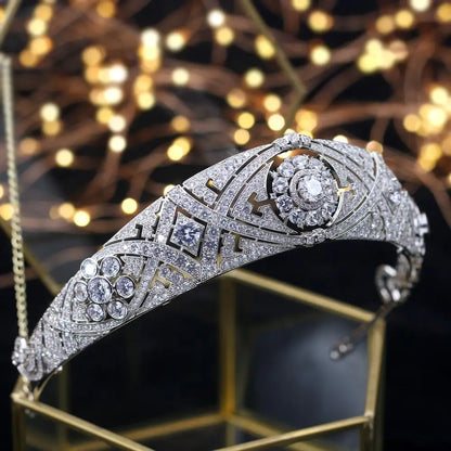 Royal Crystal Bridal Crown – Luxury Wedding Tiara for Brides