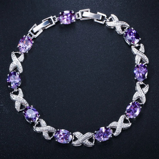 Elegant & Luxurious Zirconia Bracelet – Timeless Sparkle