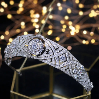 Royal Crystal Bridal Crown – Luxury Wedding Tiara for Brides
