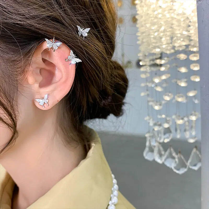 Luxury Crystal Ear Wrap Earrings