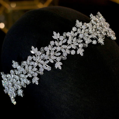 Luxury Crystal Bridal Crown – Elegant Wedding Tiara