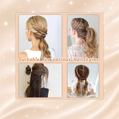 Boho Elastic Hair Ties & Bracelets – 20 Pcs