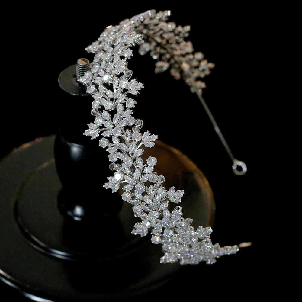 Luxury Crystal Bridal Crown – Elegant Wedding Tiara