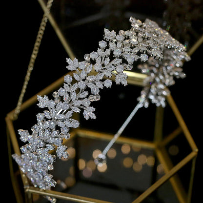 Luxury Crystal Bridal Crown – Elegant Wedding Tiara