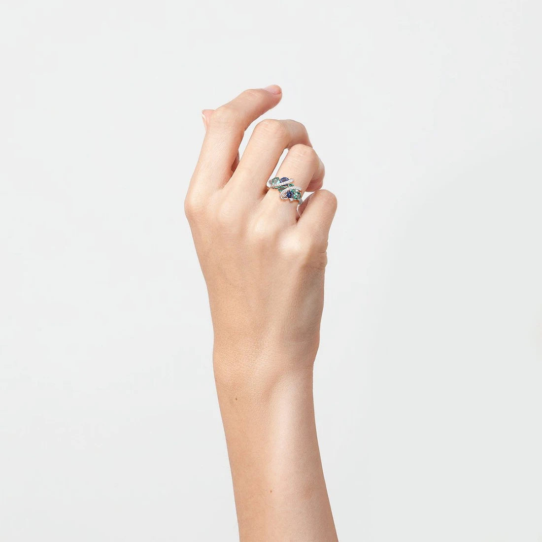 925 Sterling Silver Spinel Ring – Elegant Gemstone Style Statement Ring