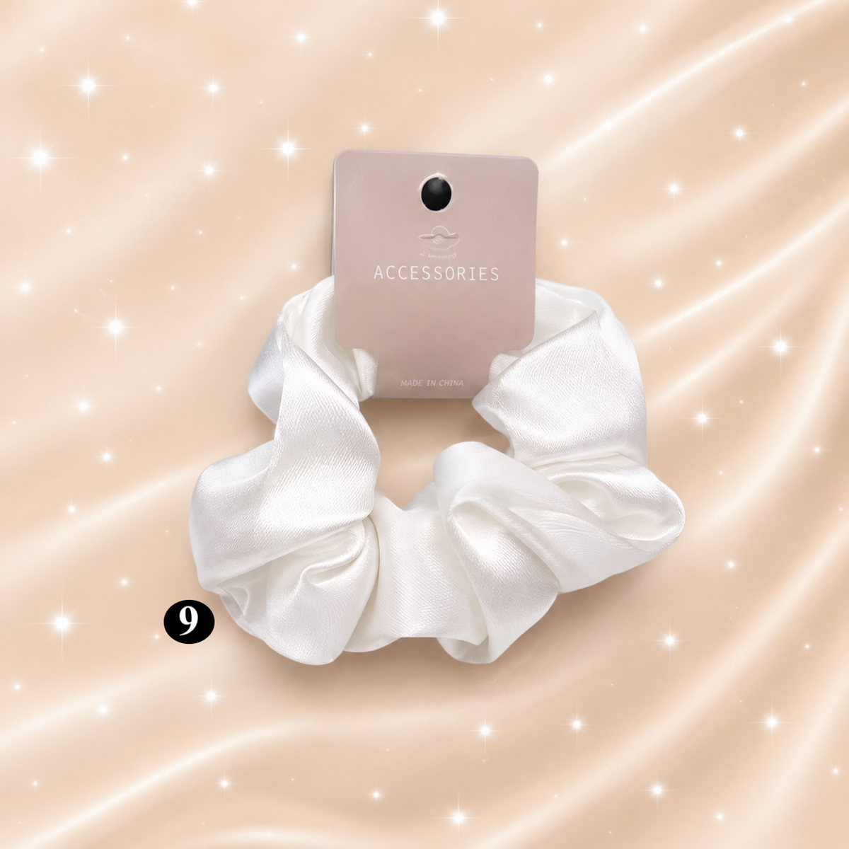 Luxury Satin Hair Scrunchie – Soft Elastic Hair Tie