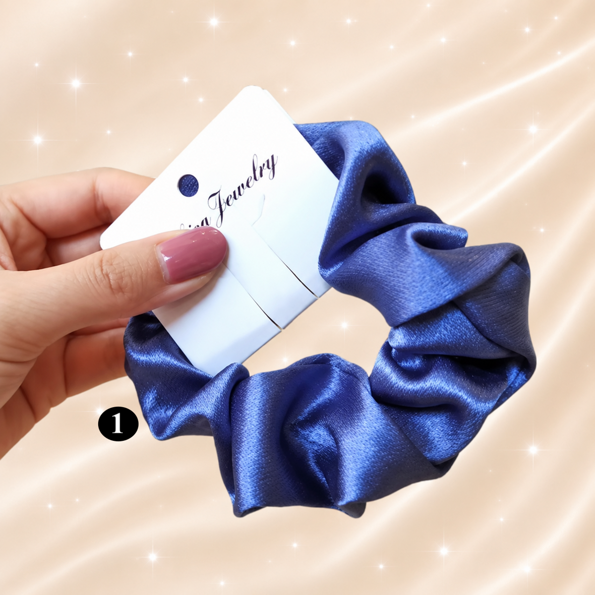 Luxury Satin Hair Scrunchie – Soft Elastic Hair Tie