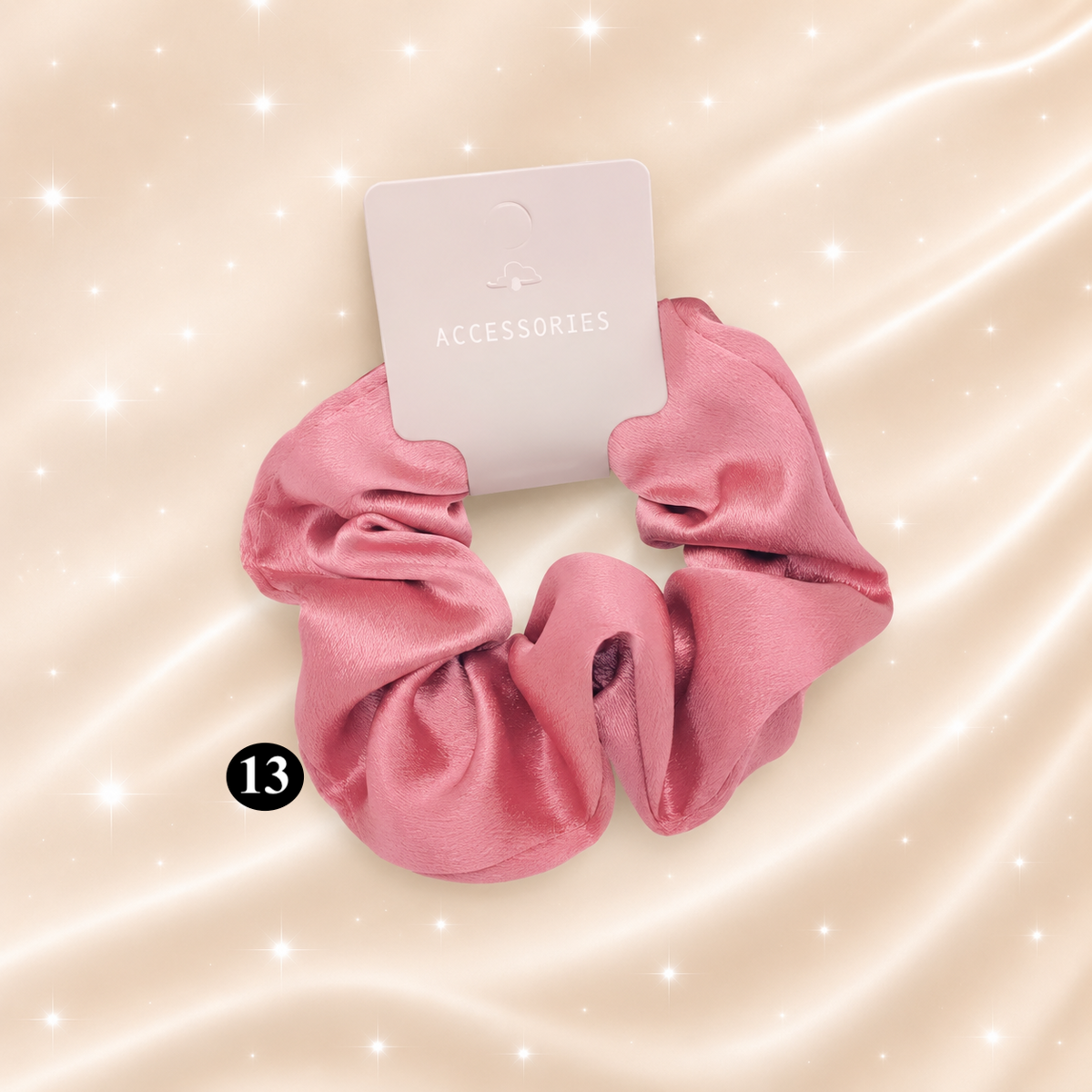 Luxury Satin Hair Scrunchie – Soft Elastic Hair Tie