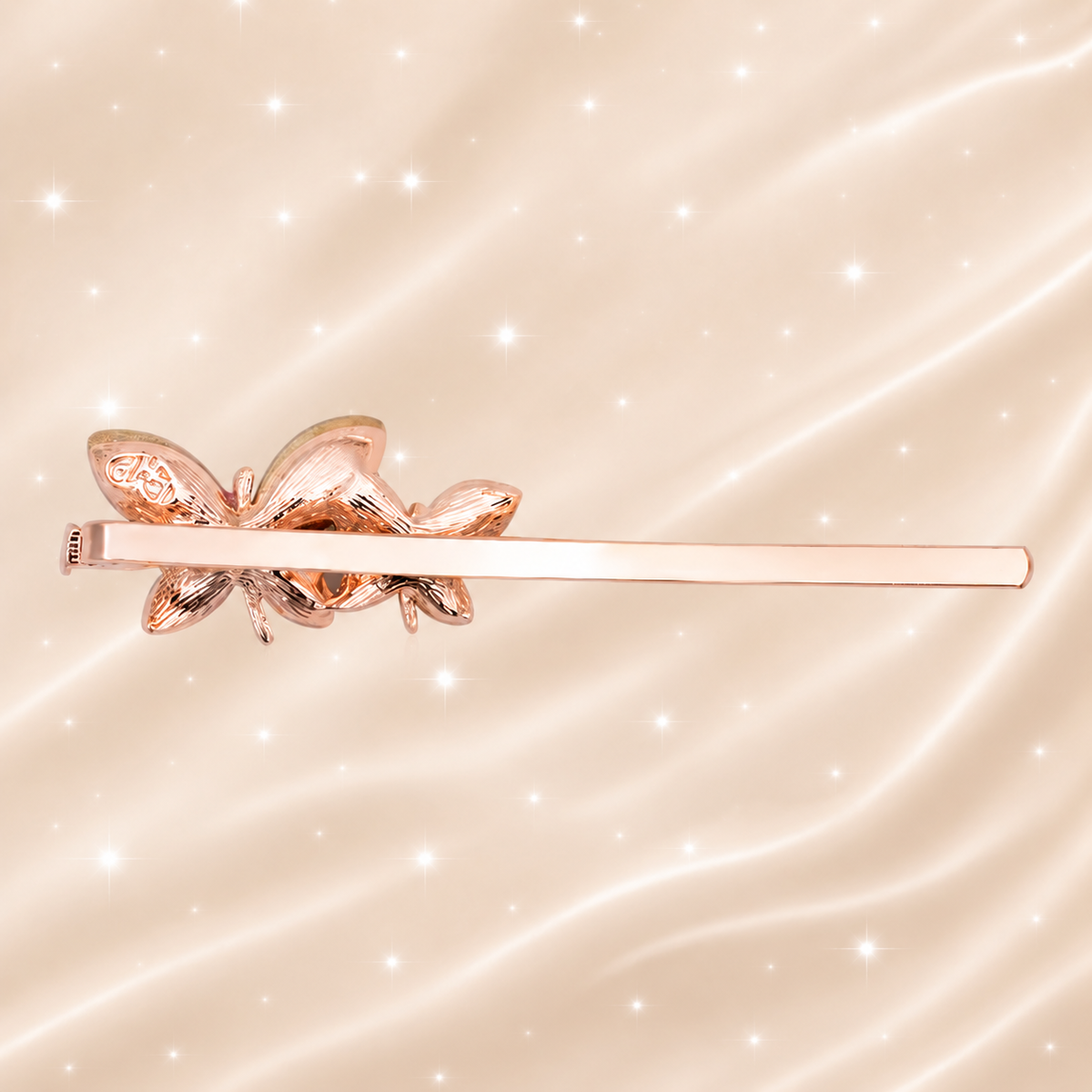 Jeweled Butterfly Crystal Hair Clips