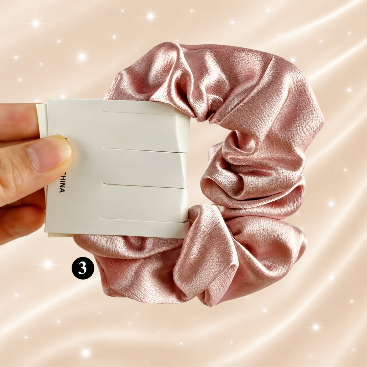 Luxury Satin Hair Scrunchie – Soft Elastic Hair Tie